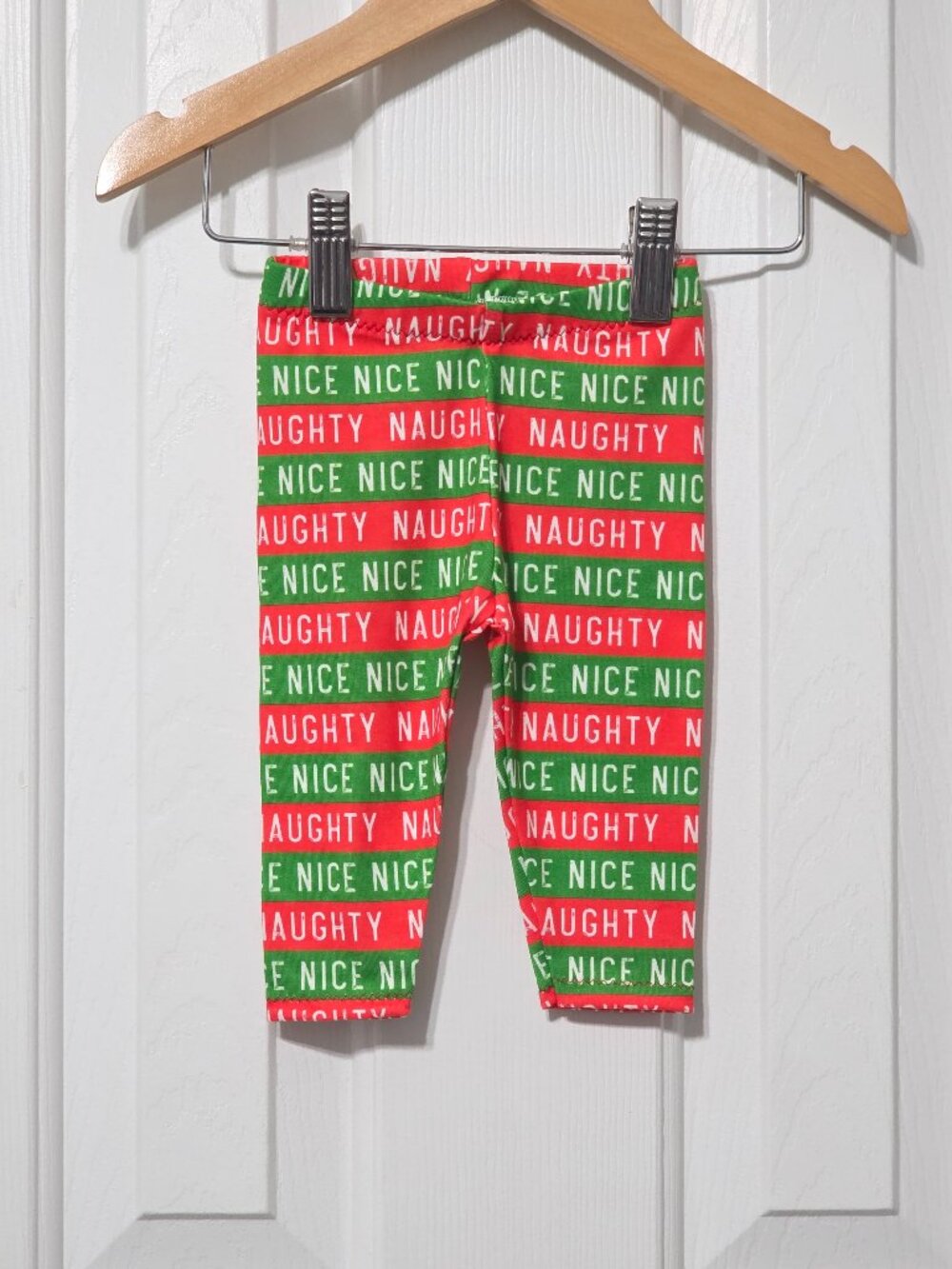 baby girl christmas leggings, 3m